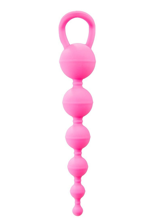 Shots Toys Six Balls Chain - - Anal Beads and Balls