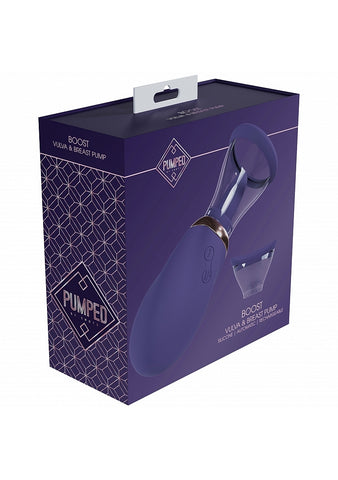 Shots Pumped Boost Automatic Silicone Vulva & Breast Pump - Breast and Nipple Toys
