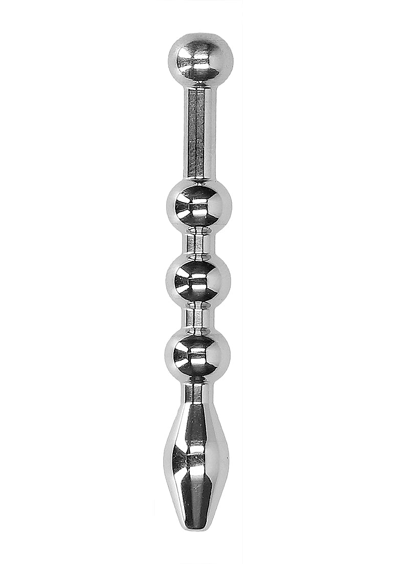 Shots Toys Urethral Sounding Solid Metal Plug 8 mm - Urethral Sounds