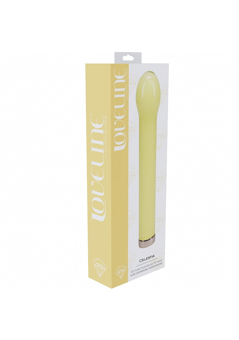 Shots Loveline Celestia Rechargeable Glass Bulb Tip Vibrator - Glass Sex Toys
