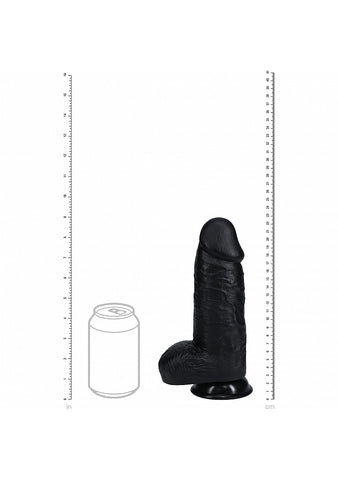 Shots Toys Realrock Extra Thick Realistic Skin Dildo with Balls 23cm Extreme Girth - Realistic Dildos