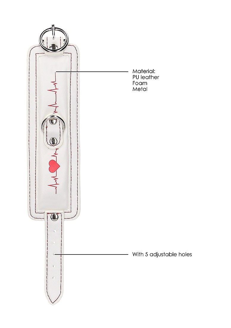 Shots Toys Nurse Theme Fetish Play Ankle Cuffs - - Cuffs And Restraints