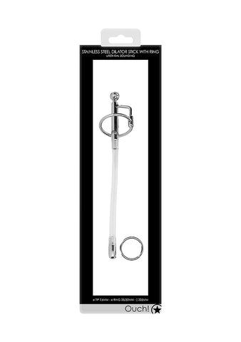 Shots Urethral Sounding Stainless Steel Dilator Stick - Urethral Sounds