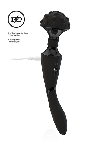 Shots Toys Shiatsu Bendable Body Wand Massager
