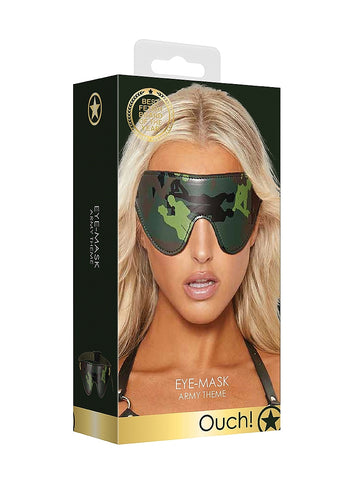 Shots Toys Army Theme BDSM Play Eye Mask - Masks And Blindfolds