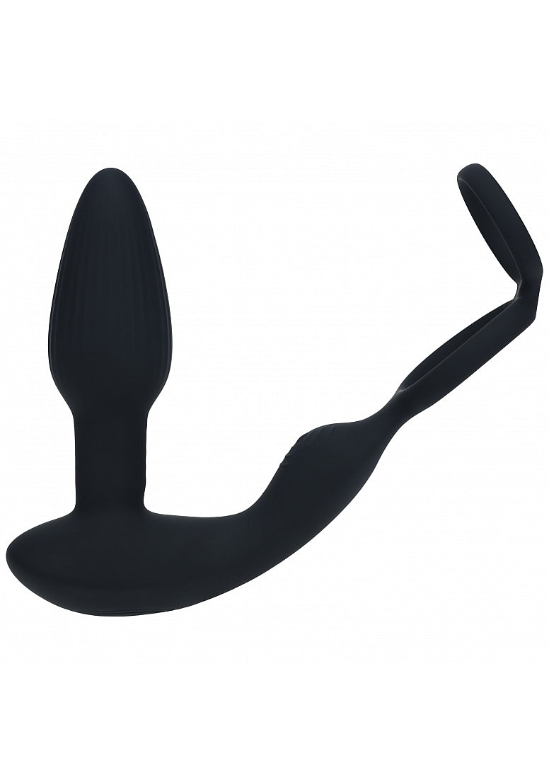 LEVELZ Dual Vibrating Prostate Stimulator with Cock Ring - - Prostate Toys