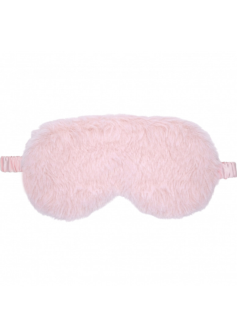 Shots Toys OUCH! Fetish Power Play Fluffy Eye Mask - Masks And Blindfolds
