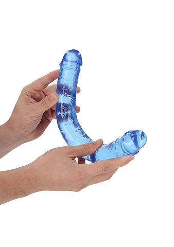 Shots Toys Crystal Clear 13 Inches Realistic Double Dong
