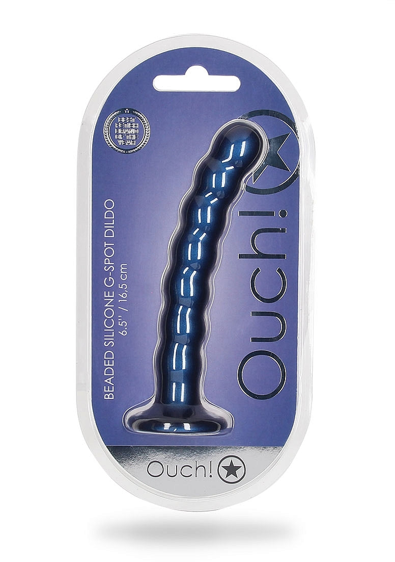 Shots Toys Beaded Suction Cup G-Spot Dildo 16.5 cm - Non-Realistic Dildos
