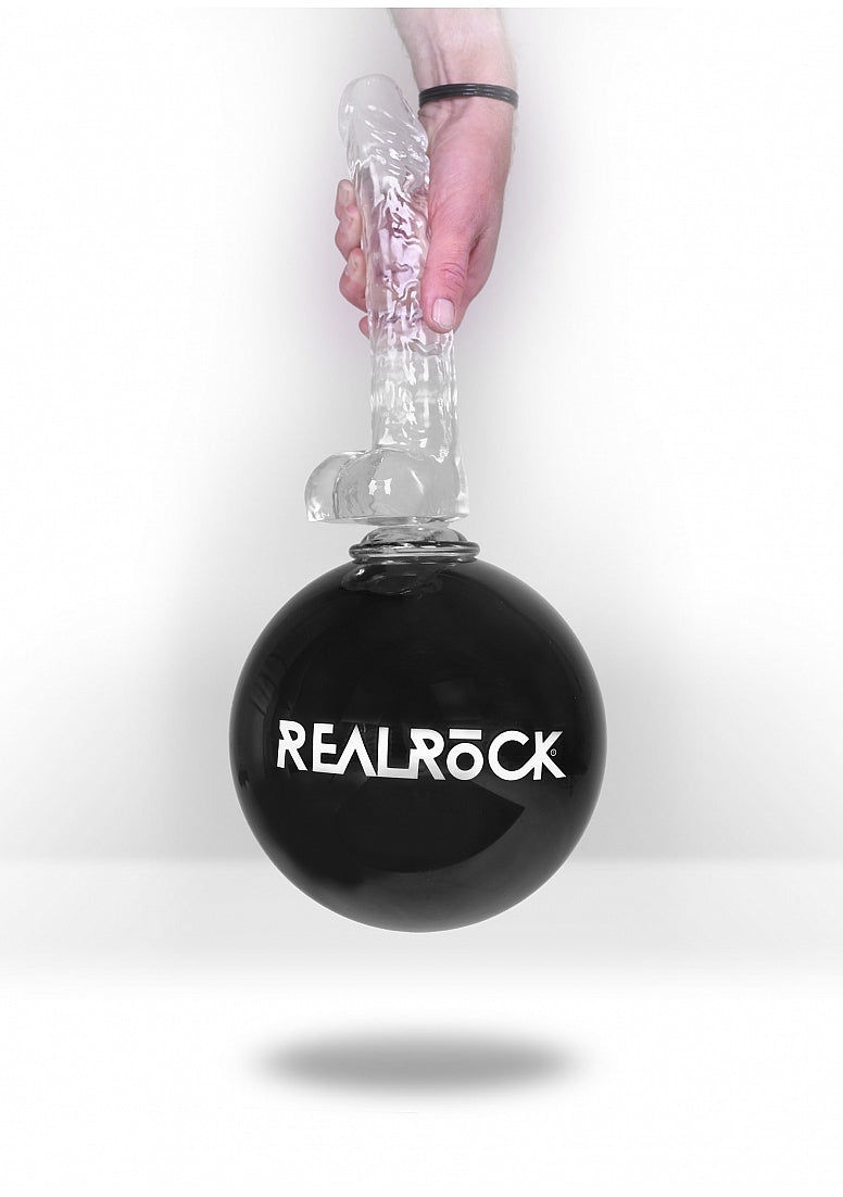 Realrock Realistic Dildo With Balls 25.4 cm - - Realistic Dildos