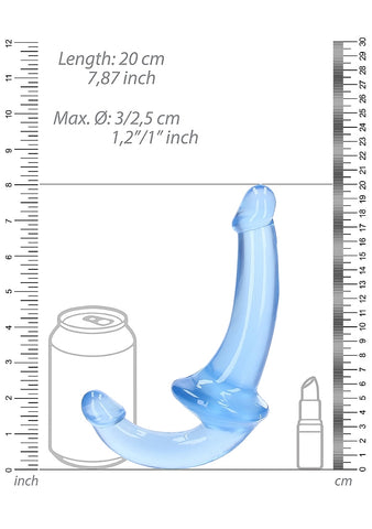 Shots Toys Crystal Clear 6 Inches Strapless Strap On Dildo
