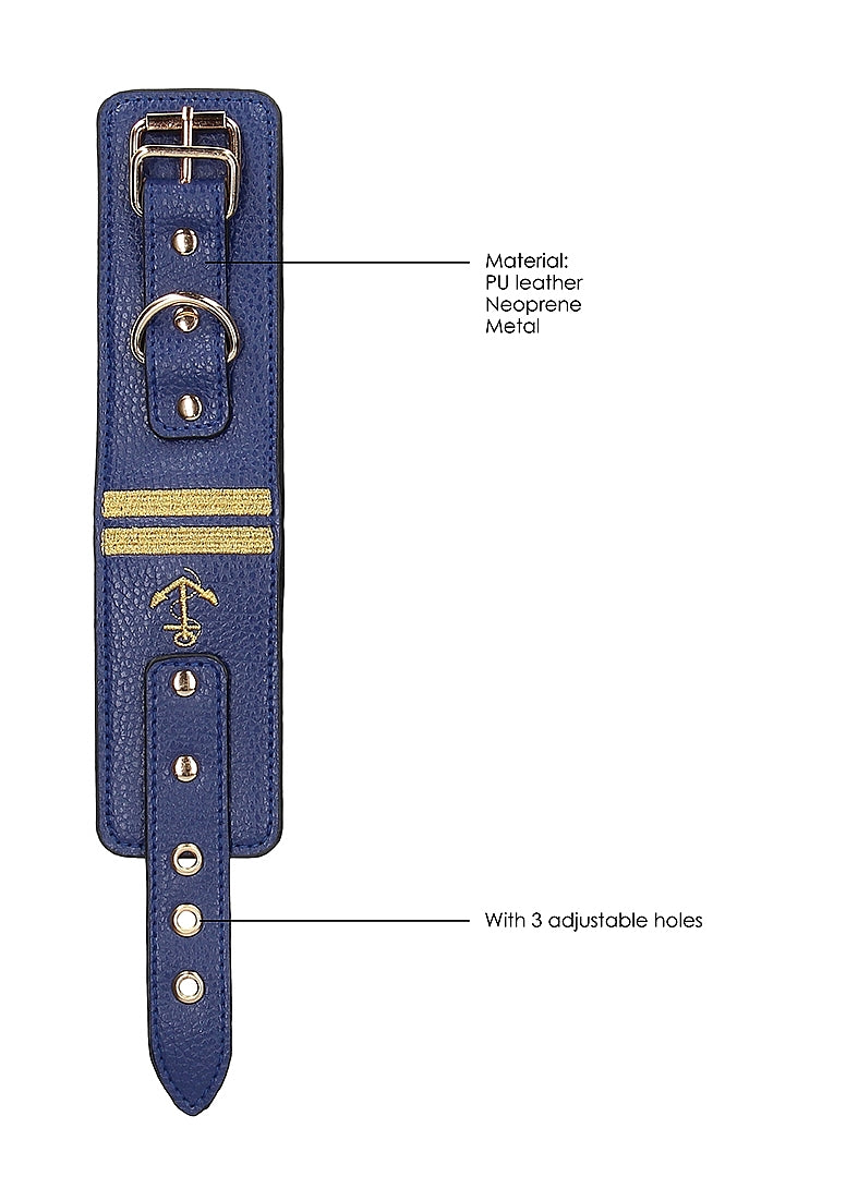 Shots Toys Sailor Theme Bondage Wrist Cuffs - - Cuffs And Restraints