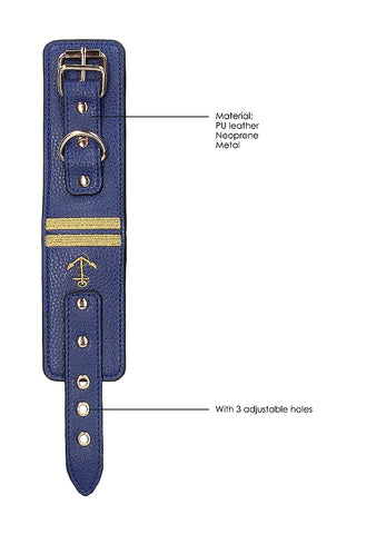Shots Toys Sailor Theme Bondage Wrist Cuffs - Cuffs And Restraints