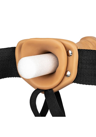 Shots Toys Realrock Hollow Strapon without Balls 24.5 cm