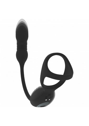 Levelz Vibrating Tri O Cock Ring with P Spot Stimulator - Vibrating Cock Rings
