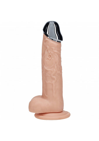 Shots REALROCK Metal Head 6 Inch Realistic Vibrating Dildo