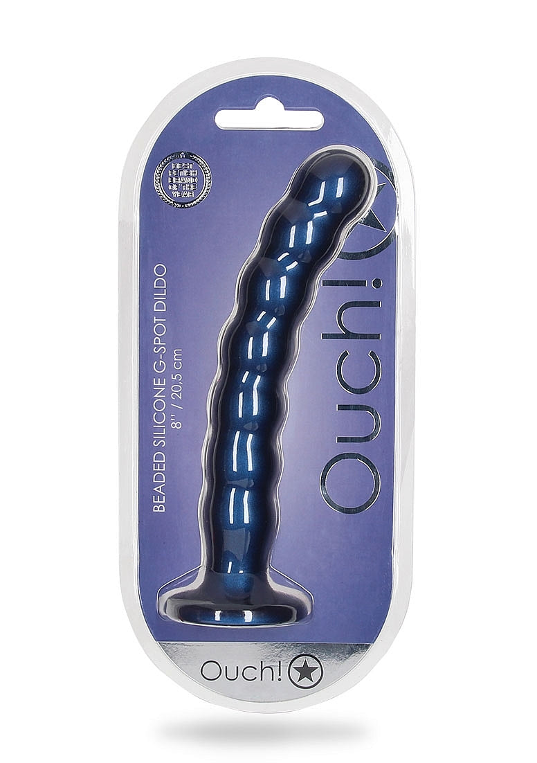 Shots Toys Suction Base Beaded G-Spot Dildo 20.5 cm - Non-Realistic Dildos