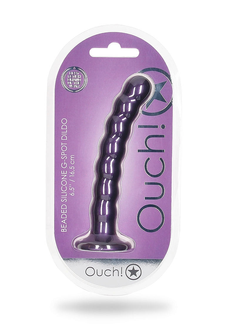 Shots Toys Beaded Suction Cup G-Spot Dildo 16.5 cm - Non-Realistic Dildos