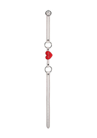 Shots Toys Nurse Theme BDSM Silicone Heart Gag - Bondage Gags and Bits