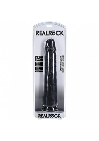 Shots Toys Realrock Extra Large No Balls Realistic Skin Dong 35.5cm Deep Penetration - Realistic Dildos