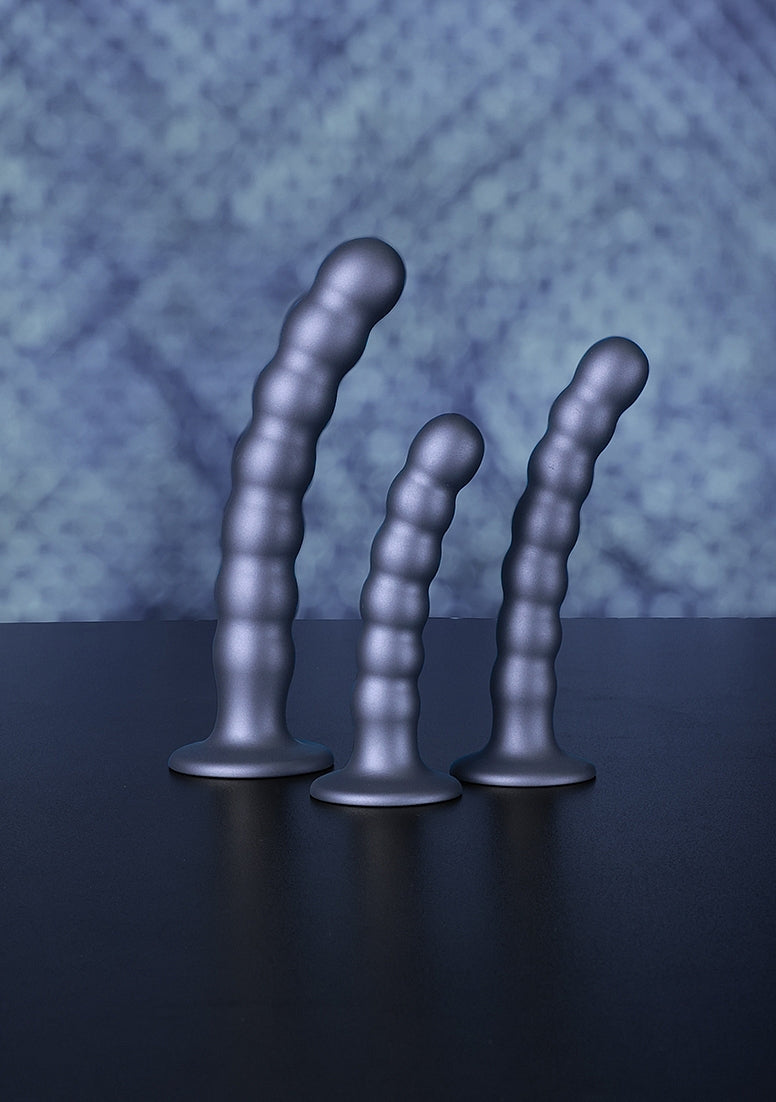 Shots Toys Beaded Suction Cup G-Spot Dildo 16.5 cm - Non-Realistic Dildos