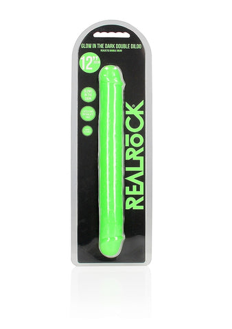 Shots Toys 12 Inch Glow in the Dark Neon Double Dong