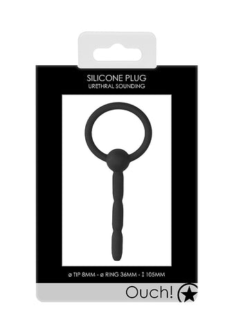 Shots Toys Urethral Sounding Silicone Plug - Urethral Sounds