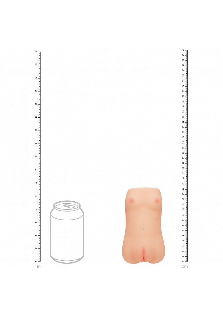 Shots Xkin RAW Slitline Realistic Pussy Stroker - - Masturbators and Strokers