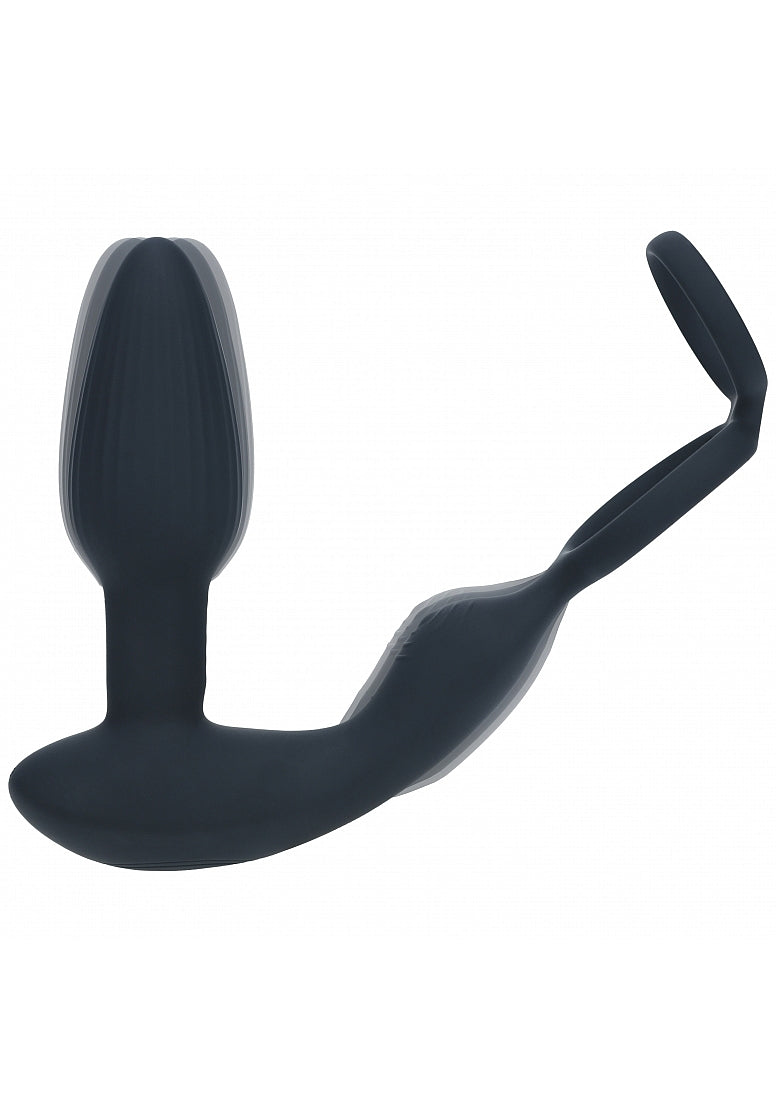 LEVELZ Dual Vibrating Prostate Stimulator with Cock Ring - - Prostate Toys