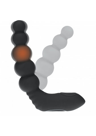 Shots Levelz Rechargeable Heated Beaded Prostate Massager - Prostate Toys