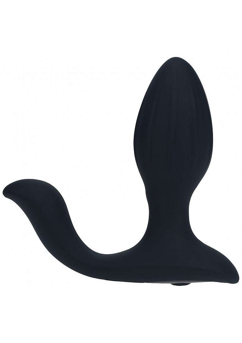 Shots LEVELZ Vibrating & Rotating Anal Plug with Ball Stimulator - Black - Butt Plugs