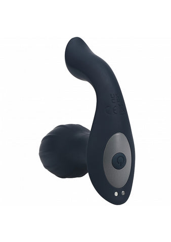 Shots Levelz Vibrating Rotating Anal Plug with Ball Stimulator - Butt Plugs