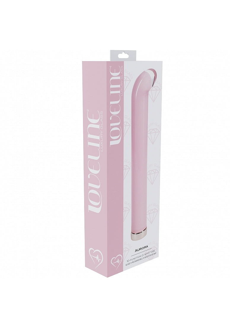 Shots Loveline Aurora Rechargeable Glass G-Spot Vibrator - Glass Sex Toys