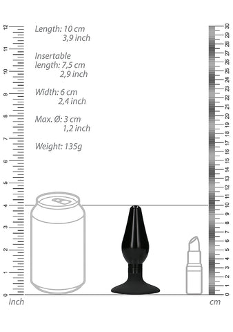 Shots Pointed Interchangeable Butt Plug Set Medium - Butt Plugs