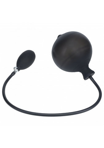 Shots Levelz Ribbed Inflatable Silicone Anal Plug - Butt Plugs