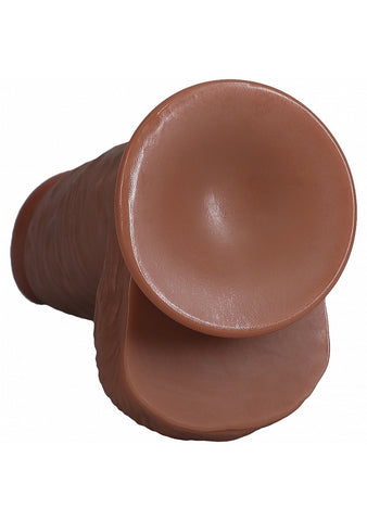 Shots RealRock Extra Thick Straight Dong with Balls 8 Inch