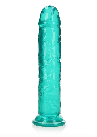 Shots Toys Crystal Clear 9 Inch Straight No Balls Dildo