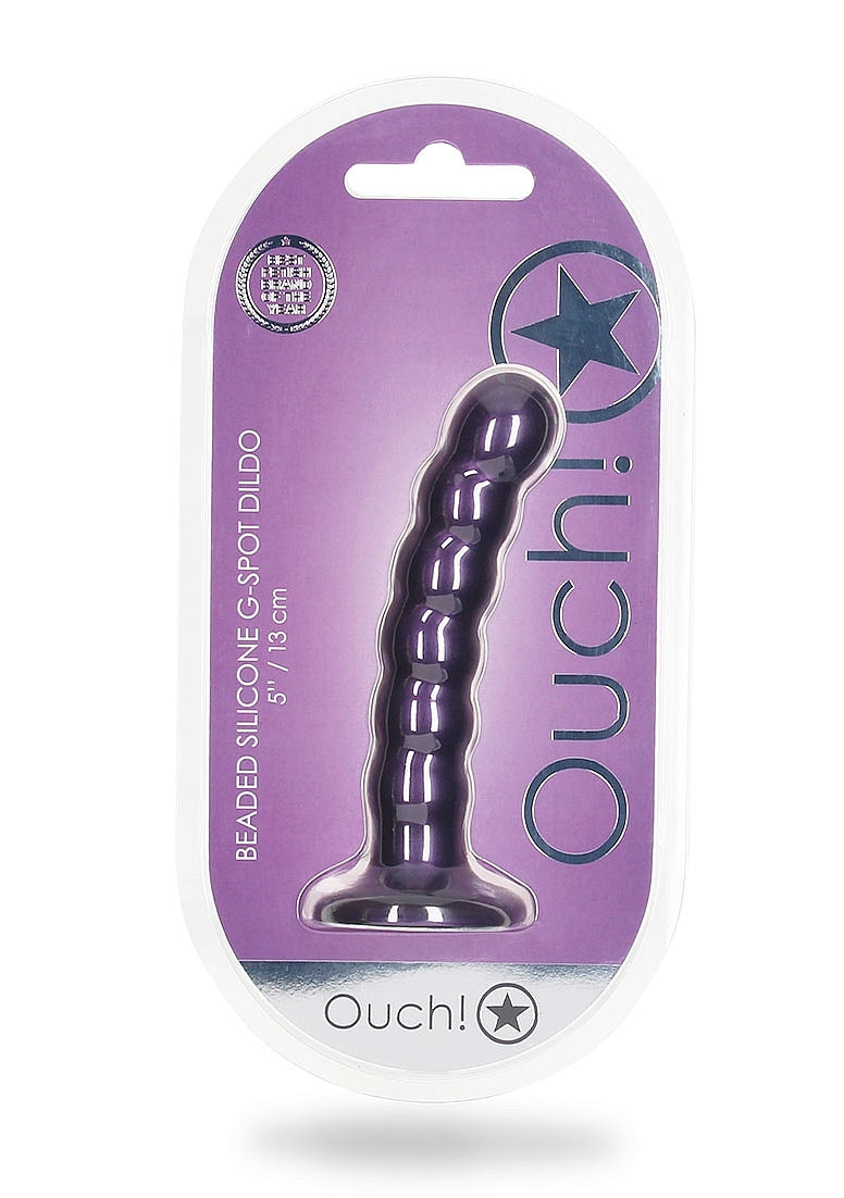 Shots Toys Beaded Silicone G-Spot Dildo 13 cm - Non-Realistic Dildos
