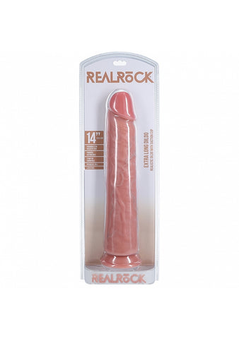 RealRock Extra Large Straight Dildo without Balls 14 Inch