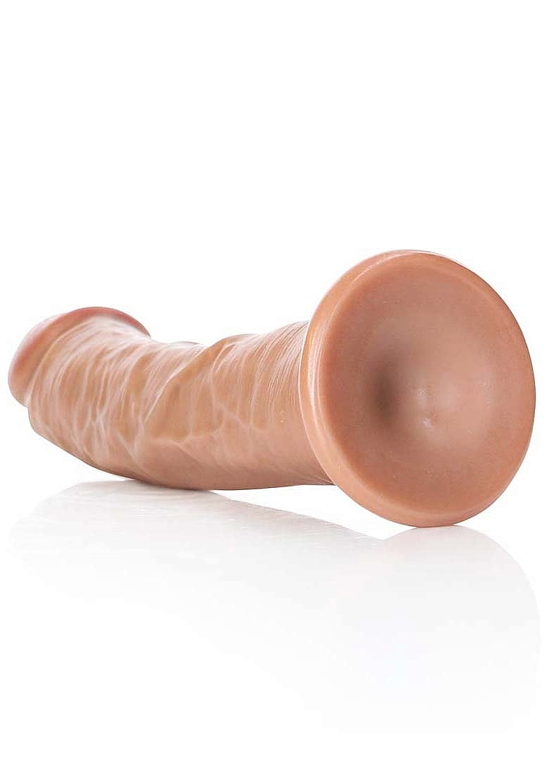 Realrock Curved Suction Cup Realistic Dong 20.5 cm - - Realistic Dildos