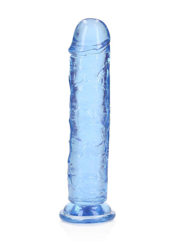 Shots Toys Straight 7 Inch Crystal Clear Dildo With No Balls