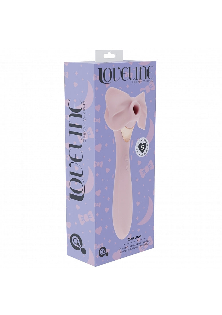 Shots Loveline Darling AirTapTech 10 Speed Clitoral Massager - Clit Ticklers and Pulsators