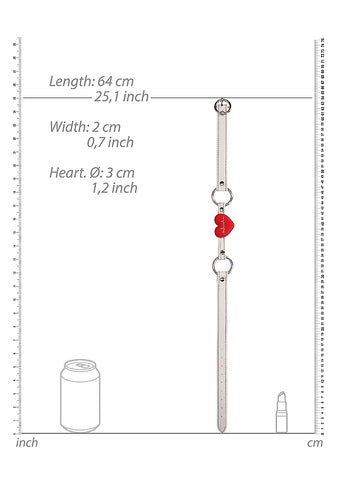 Shots Toys Nurse Theme BDSM Silicone Heart Gag - Bondage Gags and Bits
