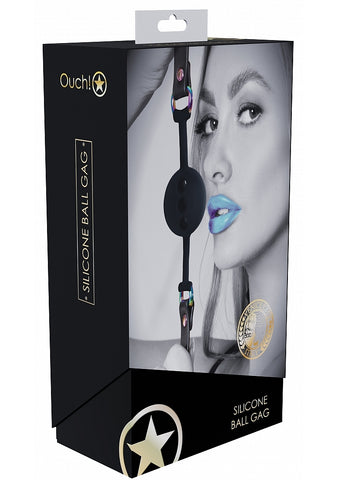 Shots Ouch! Venice Collection Silicone Bondage Ball Gag
