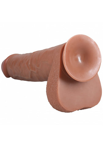 Shots Toys Realrock Extra Large Realistic Dildo with Balls 38cm Deep Penetration - Realistic Dildos