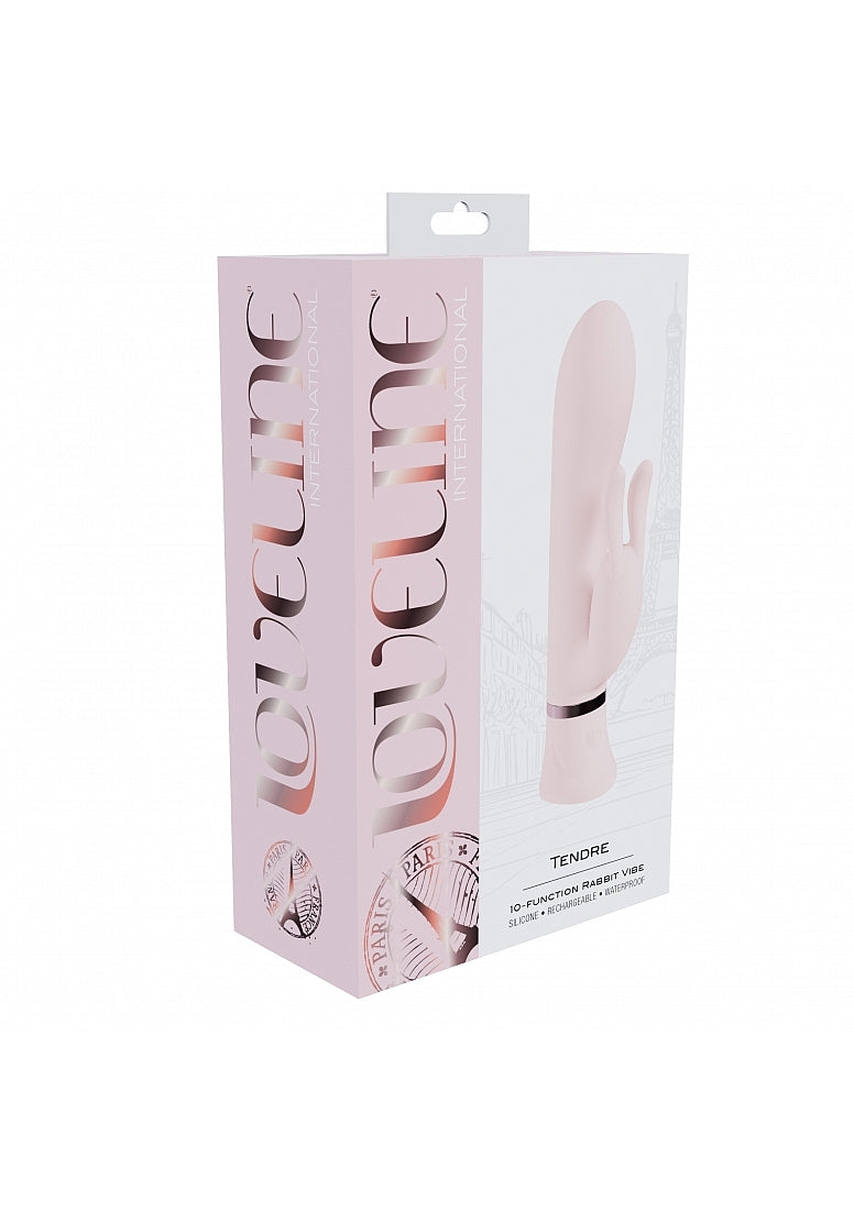 Shots Loveline Tendre 10 Function Silicone Rabbit Vibe - G-Spot Vibrators