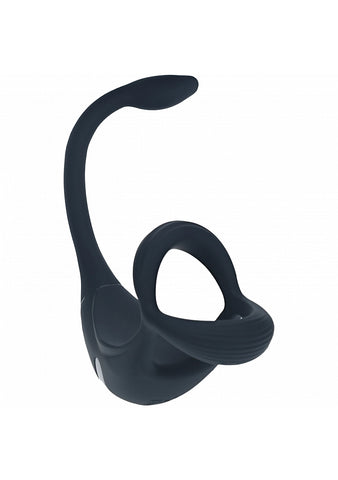 Levelz Vibrating Tri O Cock Ring with Prostate Stimulator - Vibrating Cock Rings