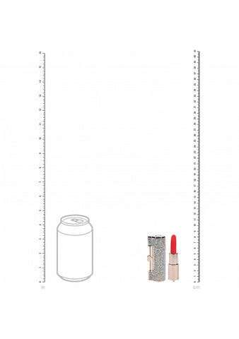 Shots Loveline Diamond 10 Speed Lipstick Vibrator - Personal Massagers
