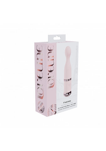 Shots Loveline Finesse 10 Functions Ball Tip Clitoral Vibe - Clit Ticklers and Pulsators