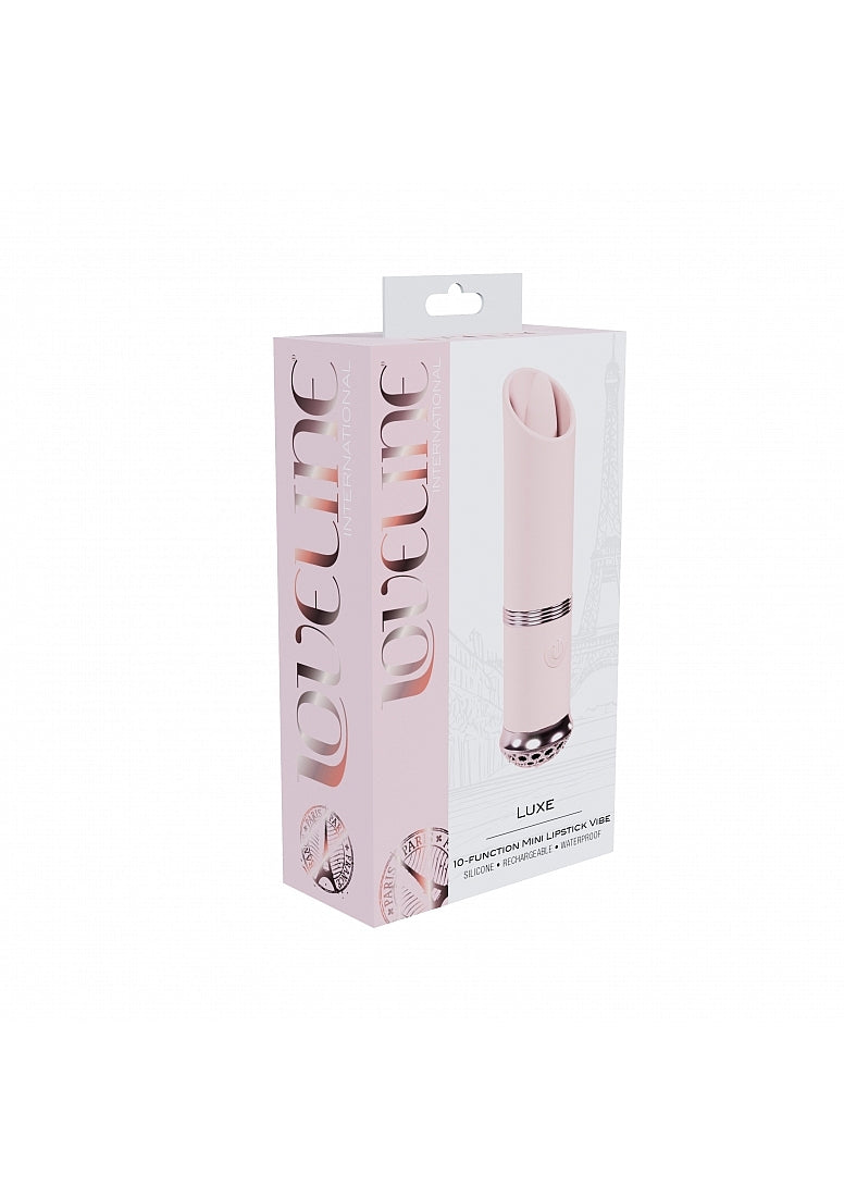 Shots Loveline Luxe 10 Functions Mini Lipstick Vibrator - Mini & Slim Vibrators